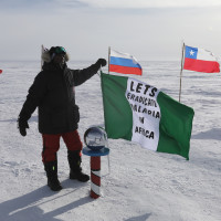 Official pictures of Prince Ned Nwoko in Antarctica