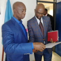 Prince Ned Nwoko on a courtesy visit to UN and UNESCO to further his campaign and collaboration on eradication of Malaria in Africa
