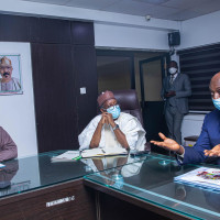 On a visit to the Ministry of Health, Prince Ned Nwoko and the Malaria Team met with the Hon. Minister of Health Dr. Osagie Ehanire, Hon. Minister of State, Health, Dr. Olorunnimbe Mamora, the Permanent Secretary, Mr Abdulaziz Mashi Abdullahi and other members of the National Malaria Elimination Programme (NMEP).