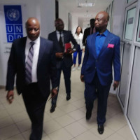 Prince Ned Nwoko on a courtesy visit to UN and UNESCO to further his campaign and collaboration on eradication of Malaria in Africa