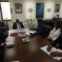 Prince Ned Nwoko on a courtesy visit to UN and UNESCO to further his campaign and collaboration on eradication of Malaria in Africa