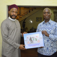 The Hon. Minister of State for Education Chukwuemeka Nwajiuba paid Prince Ned Nwoko a courtesy visit. The Hon. Minister of State for Education Chukwuemeka Nwajiuba paid Prince Ned Nwoko a courtesy visit.