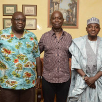 Prince Ned today hosted the Senior Special Adviser to the President on Media and Publicity Garba Shehu at his home in Abuja and shared with him, details of the Malaria Eradication Project and the need for Nigeria to ratify the Antarctica treaty.