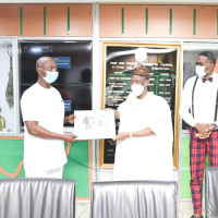 Chairman of Prince Ned Nwoko Foundation and Billionaire Antarctica Explorer Prince Ned Nwoko was received by the Hon. Minister of Information and Culture Prof. Lai Mohammed at his office.