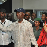 Prince Ned Nwoko Chairman of the Ned Nwoko Foundation received a heroic welcome as he touched down at the Nnamdi Azikiwe International Airport in Abuja yesterday the 20th of January 2020.