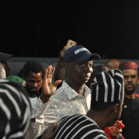 Prince Ned Nwoko Chairman of the Ned Nwoko Foundation received a heroic welcome as he touched down at the Nnamdi Azikiwe International Airport in Abuja yesterday the 20th of January 2020.